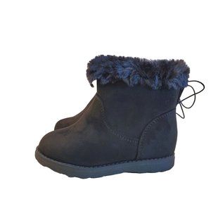 Cat & Jack Black Boots Toddler Black Boots Winter Boots Slip on Boots